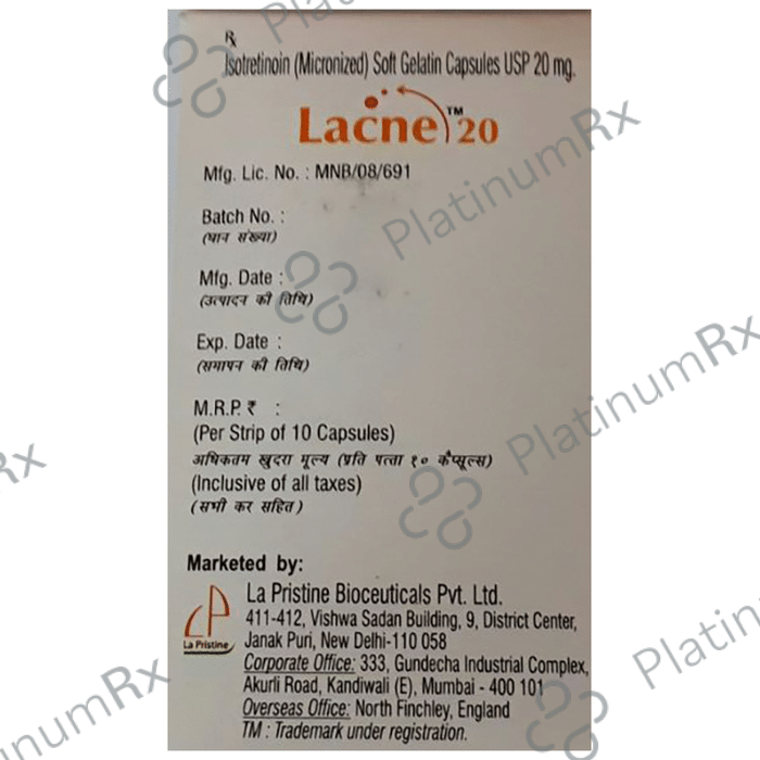Lacne 20 Softgel Capsule