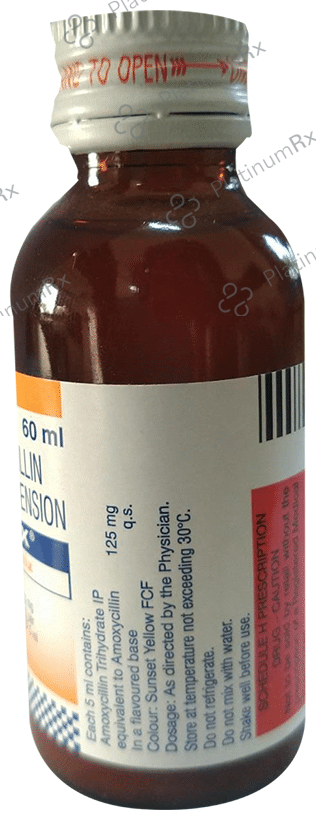 Mox Redimix 125mg Oral Suspension 60ml