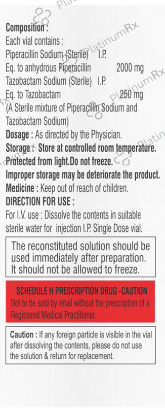 Tazotrip 2000mg/250mg Injection