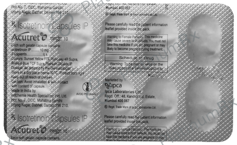 Acutret 10mg Capsule 10s