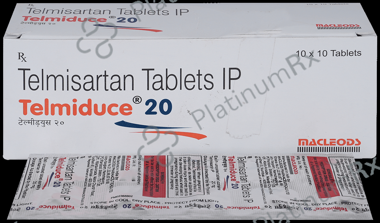 Telmiduce 20mg Tablet 10s