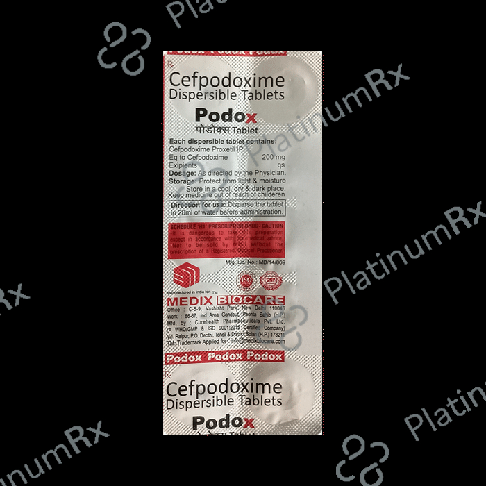 Podox 200mg Tablet 10 Tablet Medix Biocare