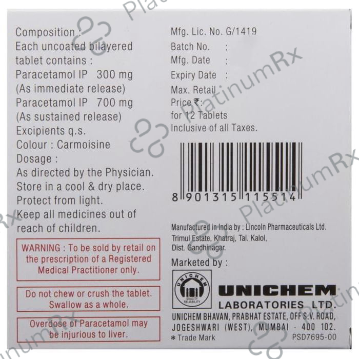 XTPara Proglet Tablet SR