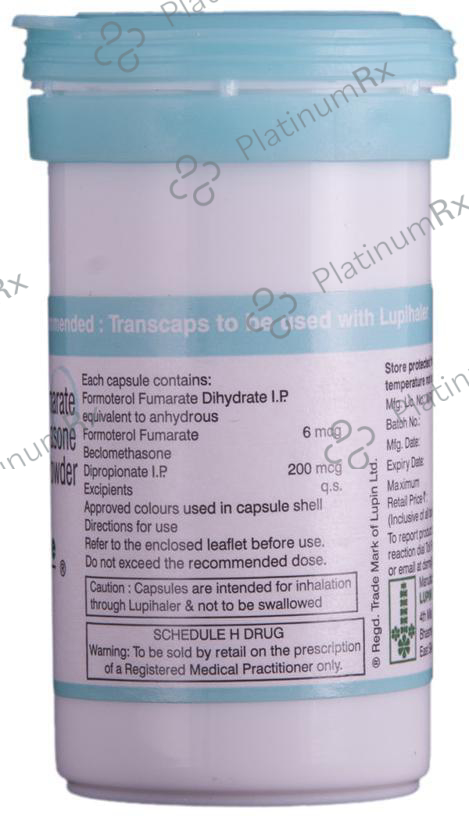 Duomate 200/6mcg Transcaps 30s