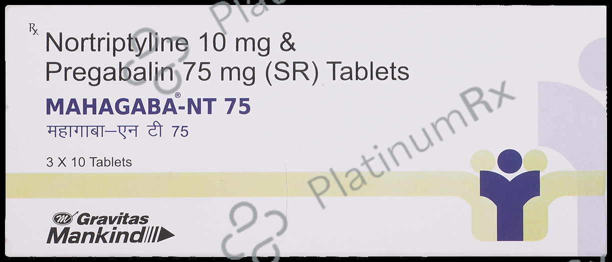 Mahagaba NT 75mg/10mg Tablet 10s