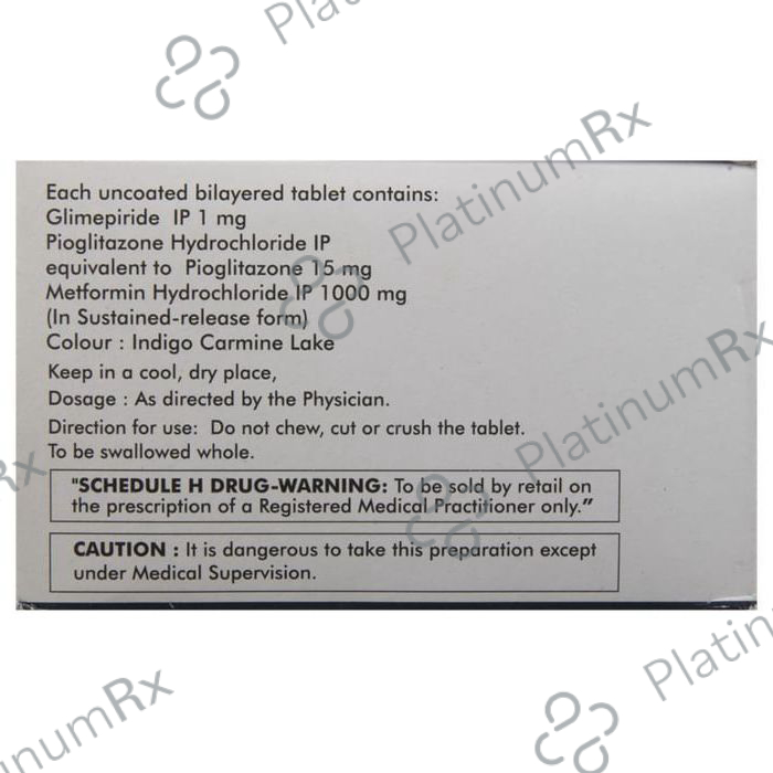 Tripride 1 Forte Tablet SR 10 tablets
