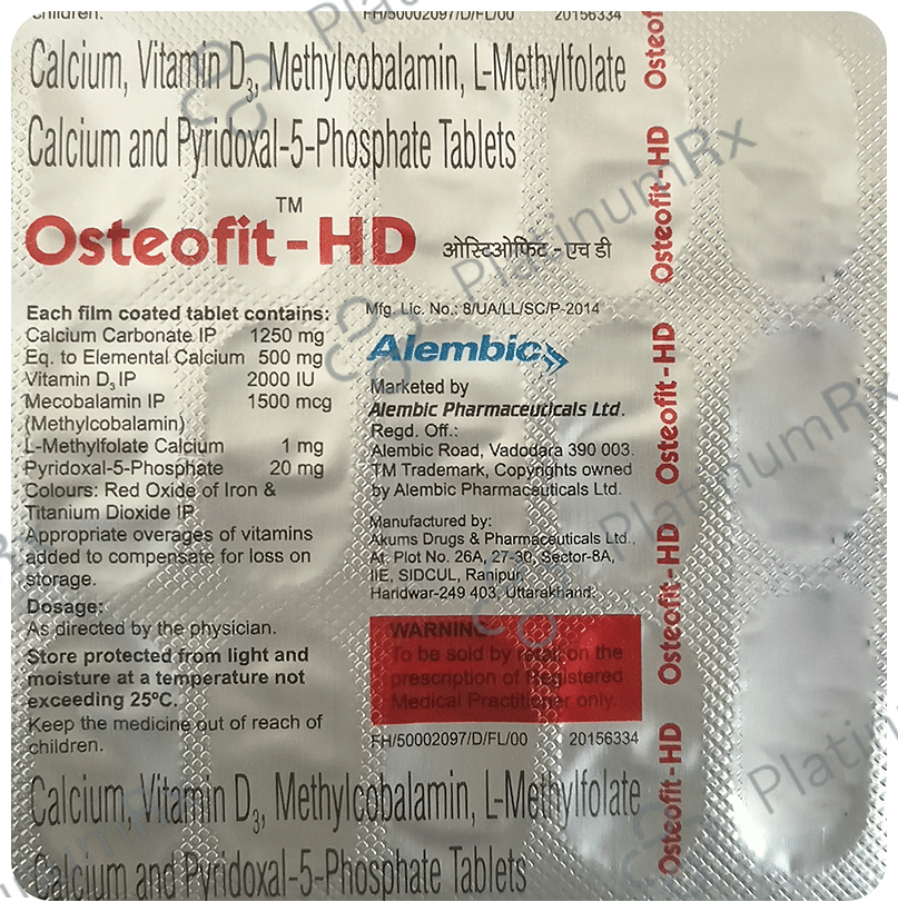 Osteofit HD Tablet 15s