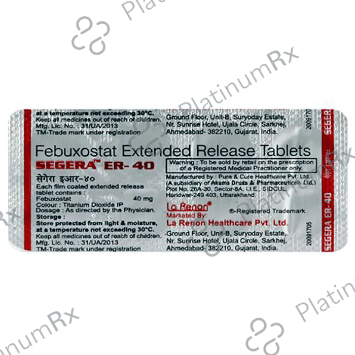 Segera 40 Tablet
