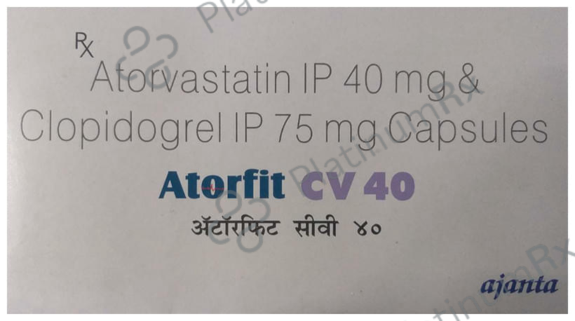 Atorfit CV 40/75mg Capsule 10s