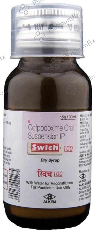 Swich 100mg Dry Syrup 30ml