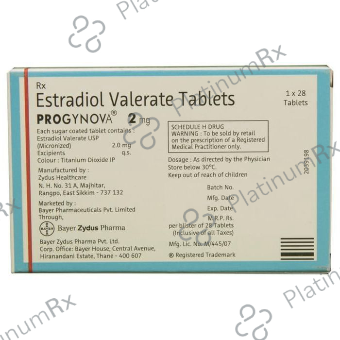 Progynova 2mg Tablet 28s