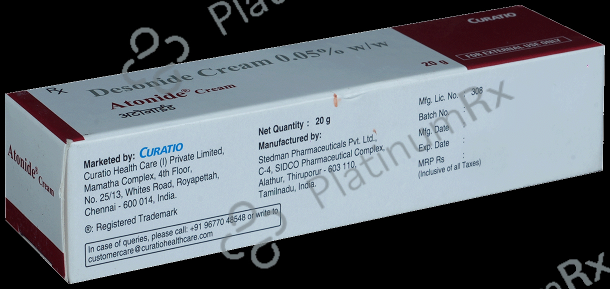 Atonide 0.05% Cream 20gm