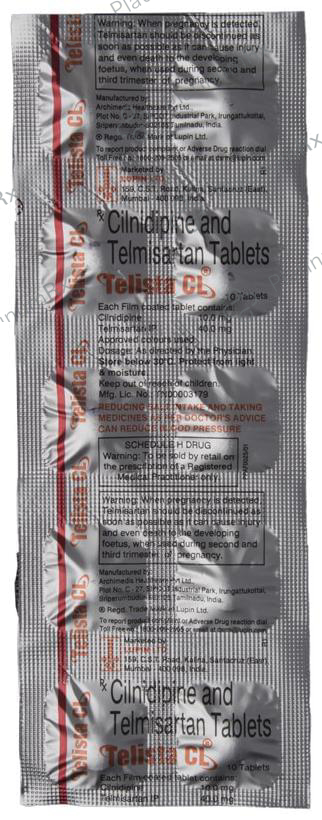 Telista CL 10/40mg Tablet 10s
