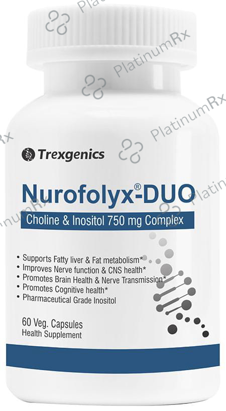 Trexgenics Nurofolyx-Duo Choline & Inositol Veg Capsule