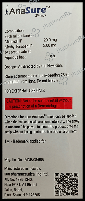 Anasure 2% Solution 60ml