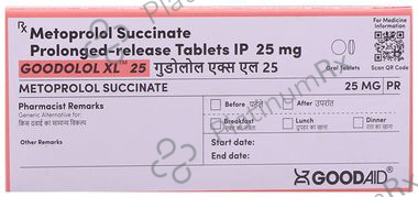 Goodolol XL 25 Tablet PR