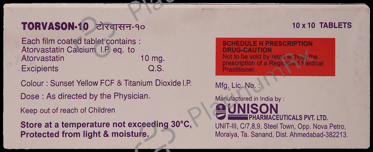 Torvason 10 Tablet