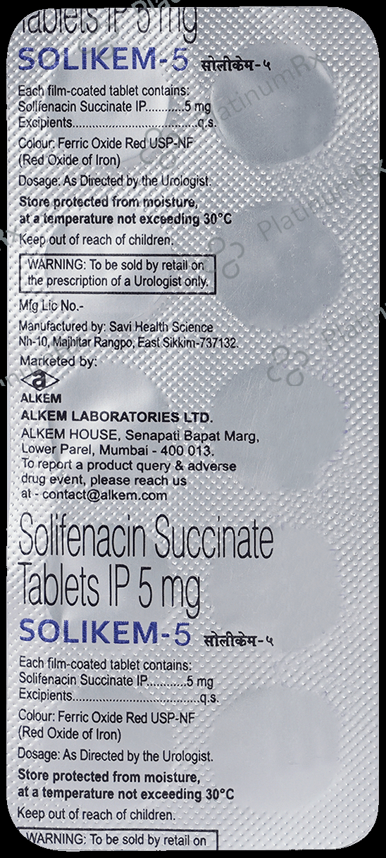 Solikem 5mg Tablet 10s