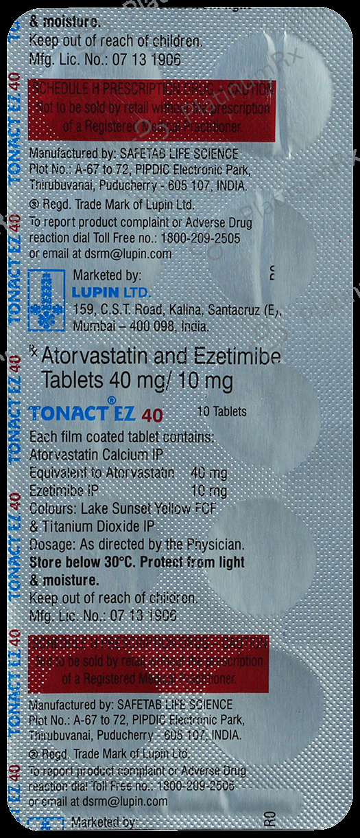 Tonact EZ 40/10mg Tablet 10s