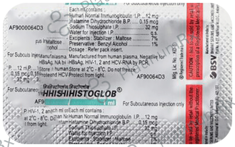 Histoglob Injection 1ml