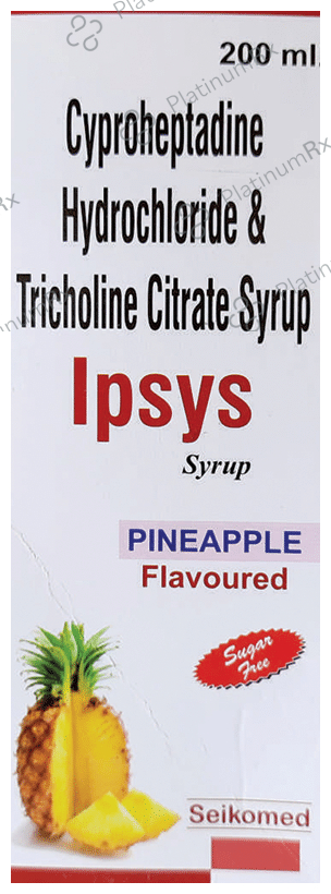 Ipsys Syrup Pineapple Sugar Free