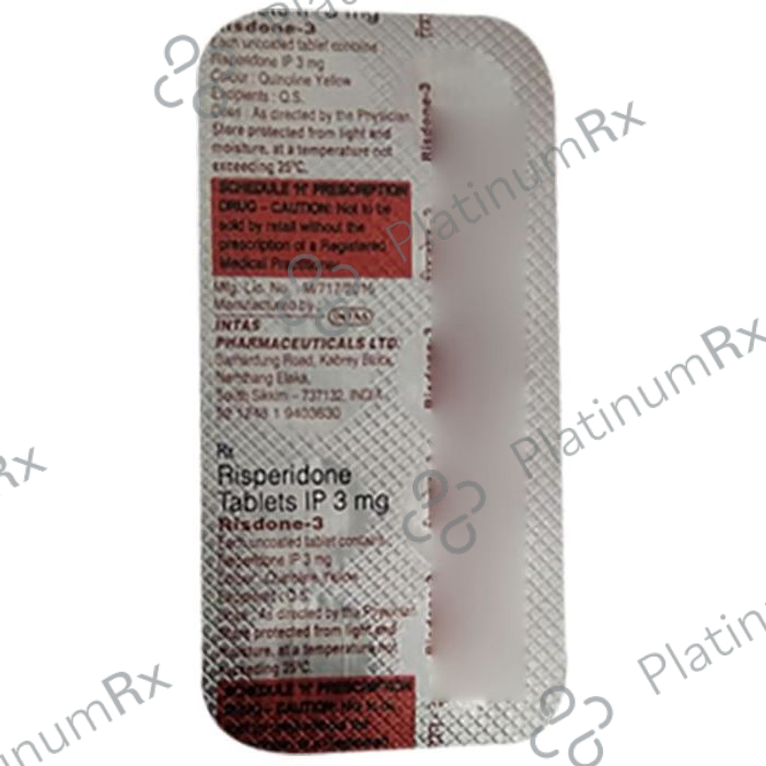 Risdone 3mg Tablet 10s