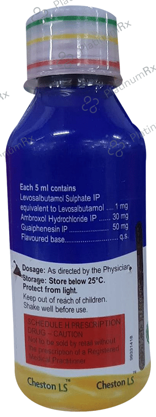 Cheston LS 30/50/1mg Syrup 100ml