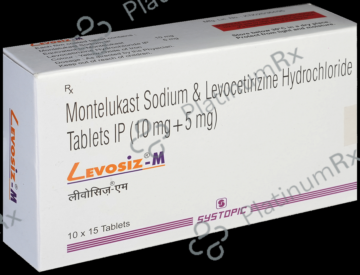 Levosiz M 5/10mg Tablet 15s