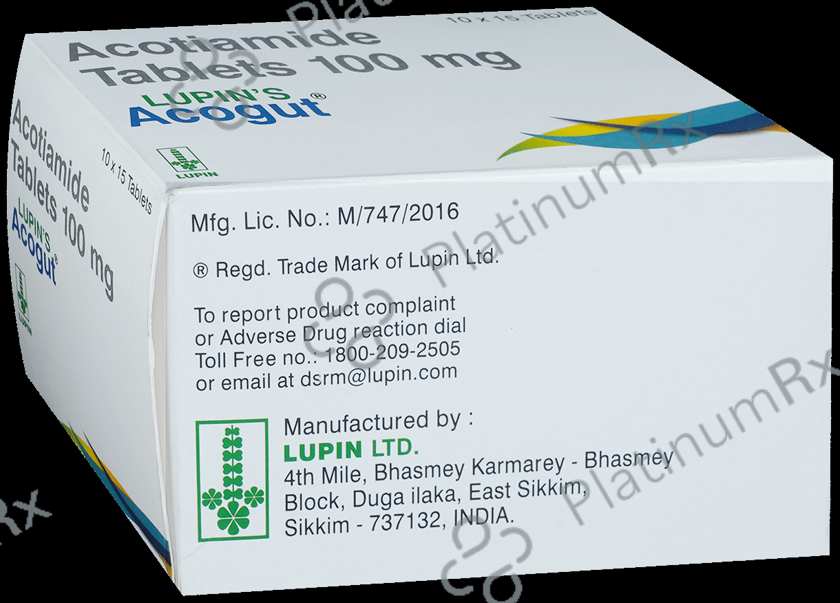 Acogut 100mg Tablet 15s