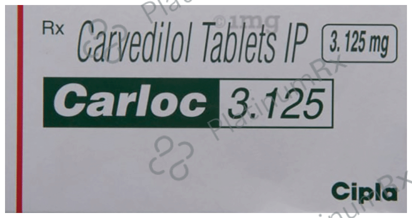 Carloc 3.125mg Tablet 15s