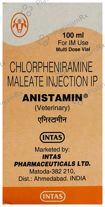 Anistamin 10mg Pet Injection 100 ml