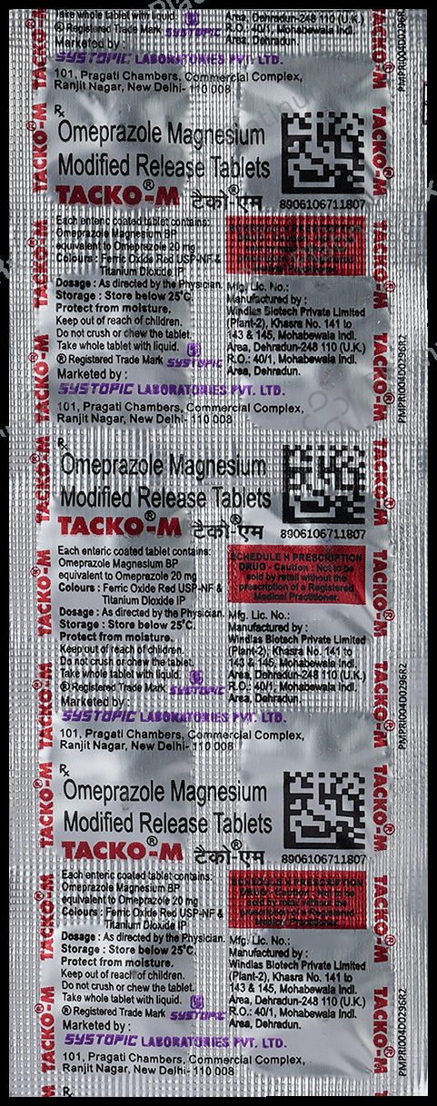 Tacko M 20mg Tablet