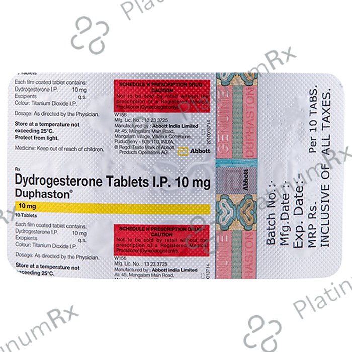 Duphaston 10mg Tablet 10s