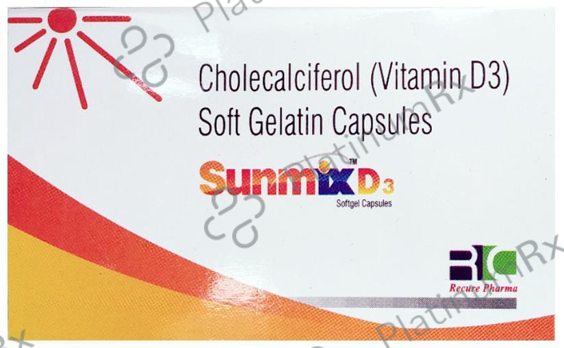 Sunmix D3 Softgel Capsule