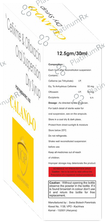 Calano-O Dry Syrup