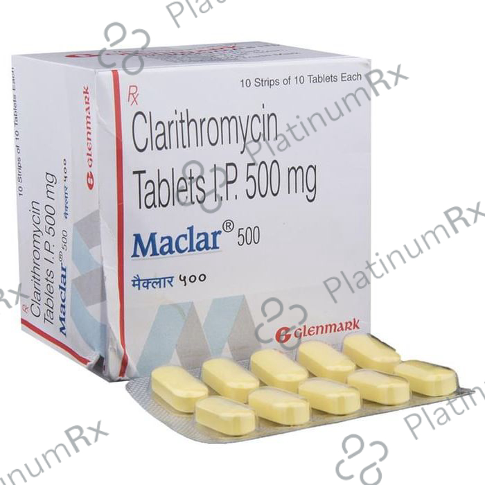 Maclar 500mg Tablet 10s