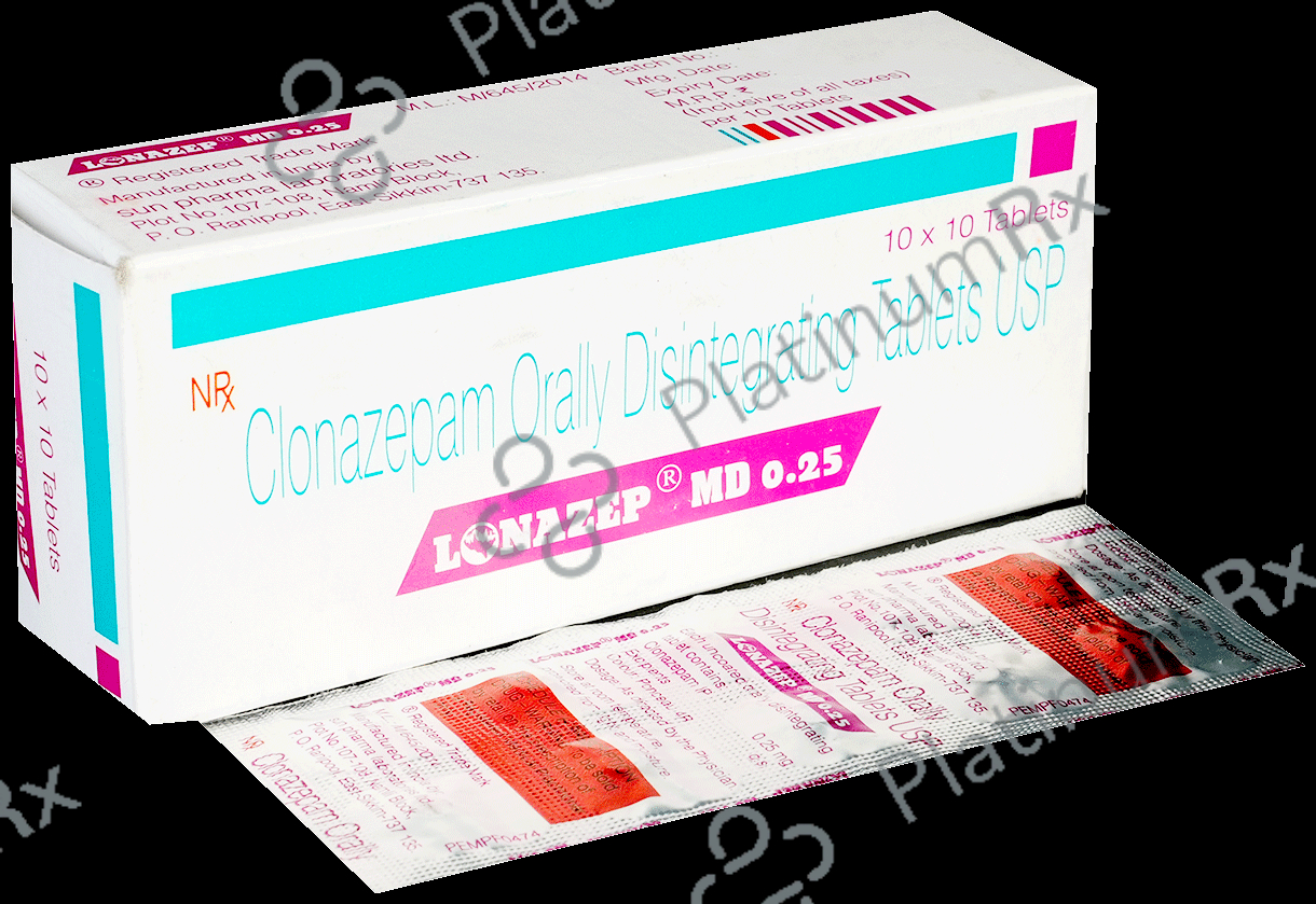 Lonazep 0.25mg Tablet MD