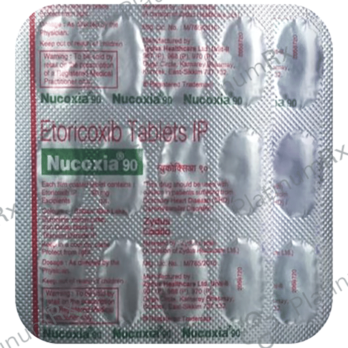 Nucoxia 90mg Tablet 15s