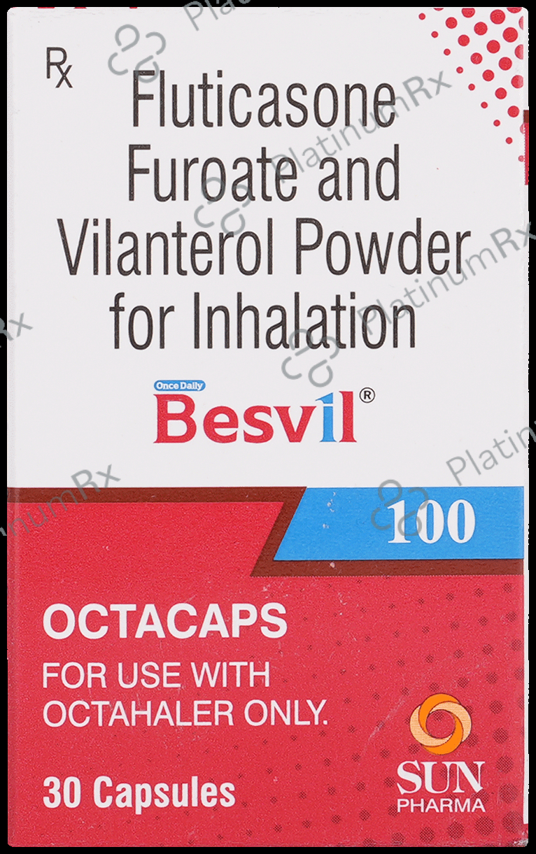 Besvil 100/25mcg Capsule 30s