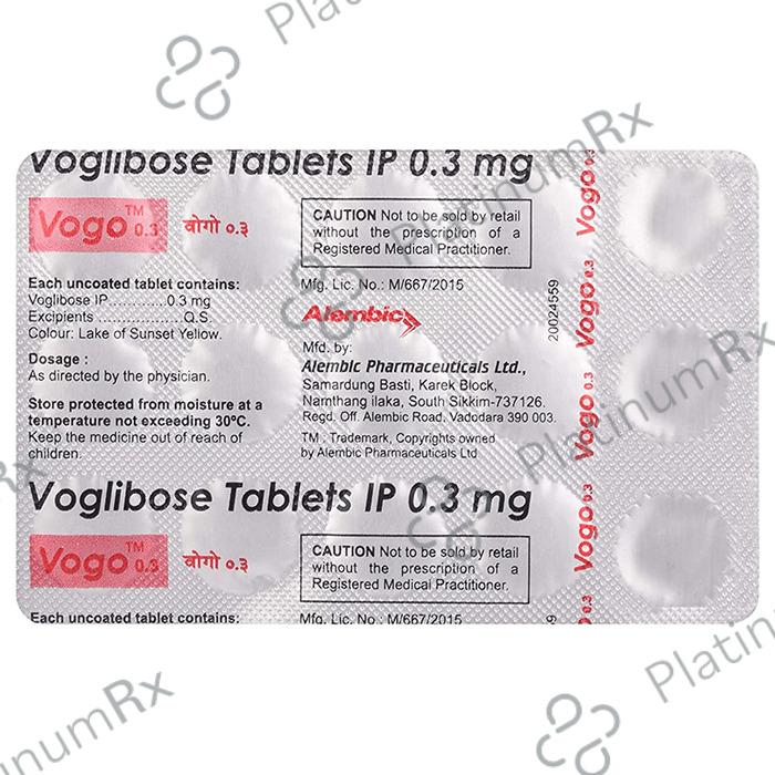 Vogo 0.3mg Tablet 15s
