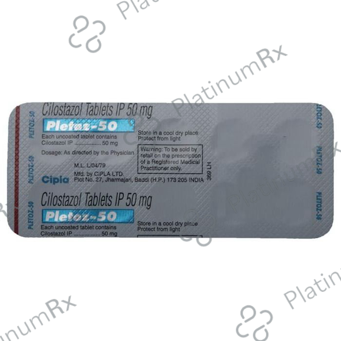 Pletoz 50mg Tablet 10s