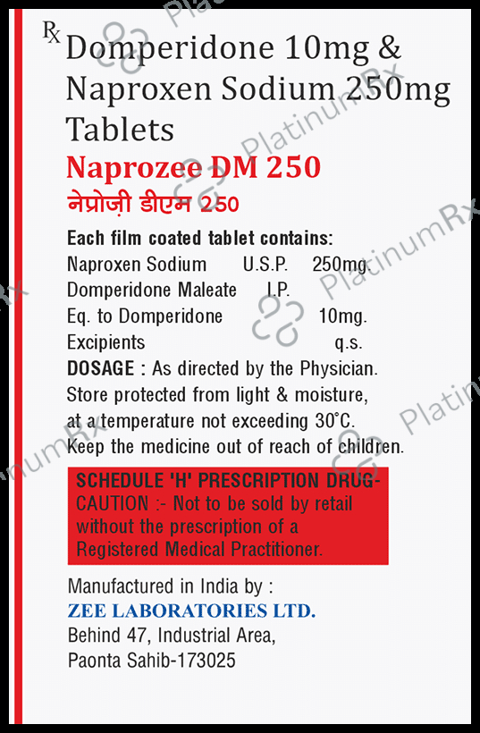 Naprozee DM 250 Tablet