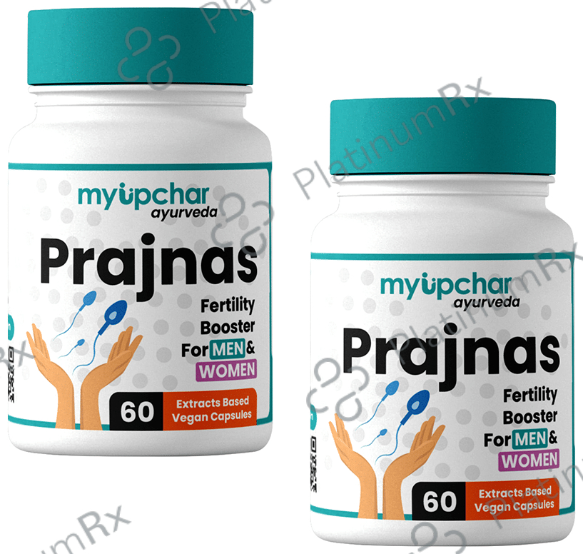 Myupchar Ayurveda Prajnas Extracts Based Vegan Capsule (60 Each)