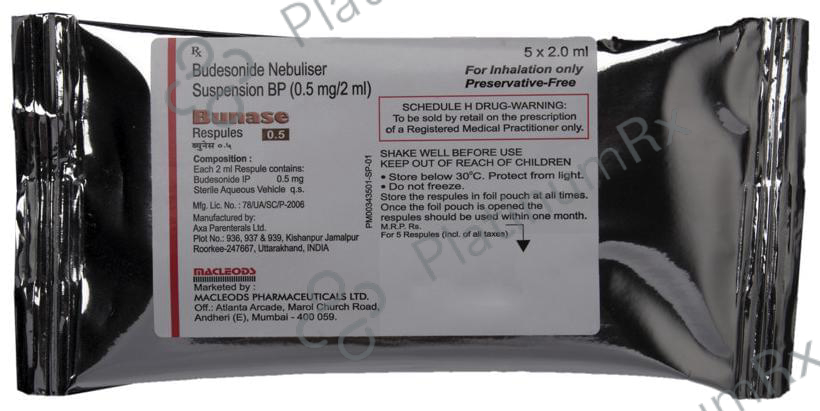 Bunase 0.5mg Respule 5s