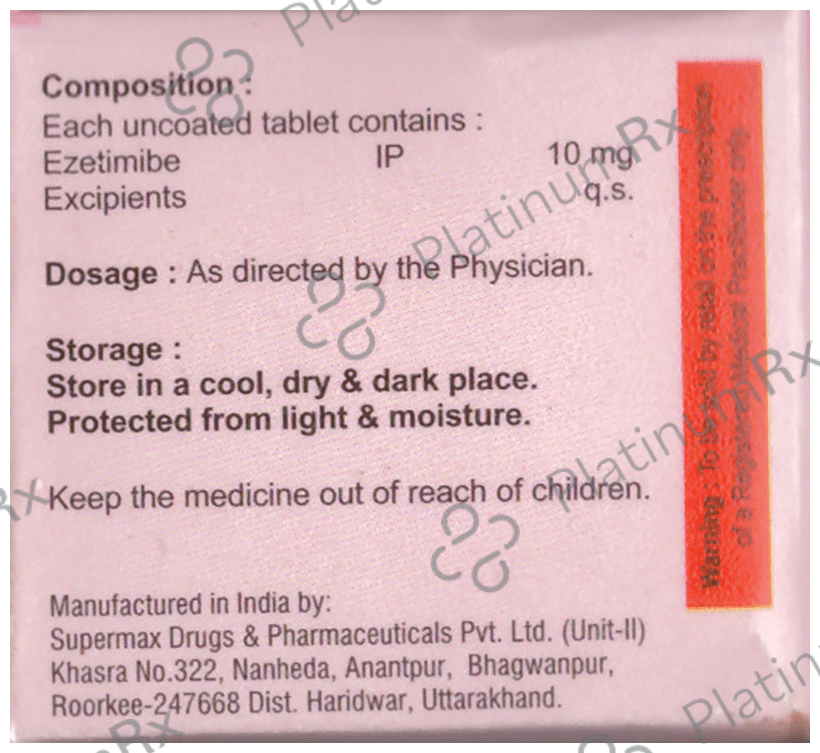 Ezechol 10mg Tablet