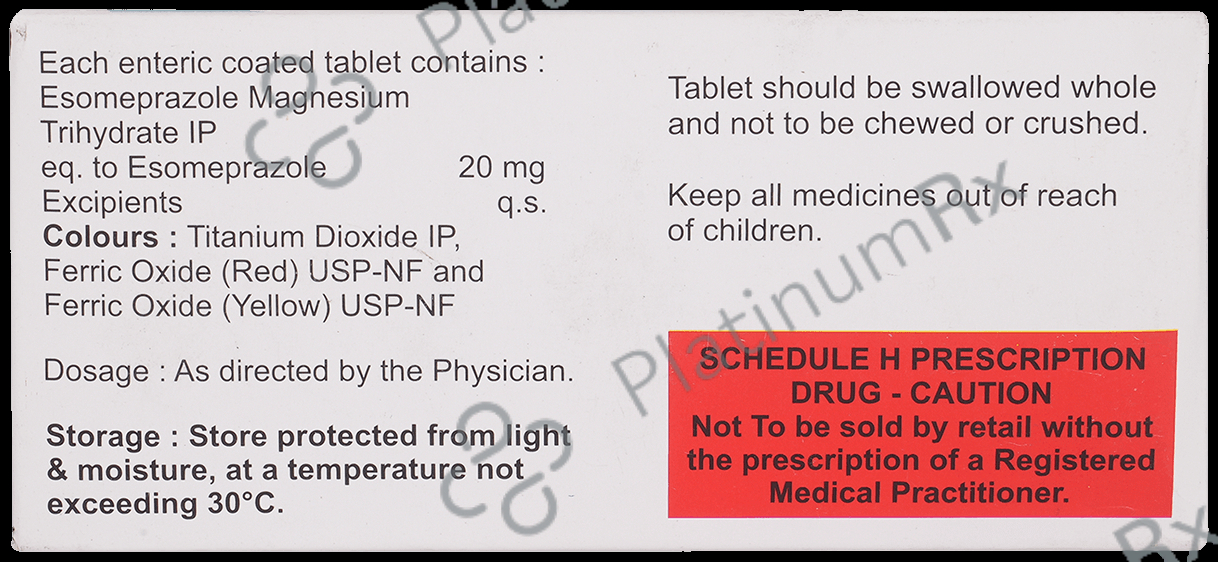 Esiloc 20 Tablet