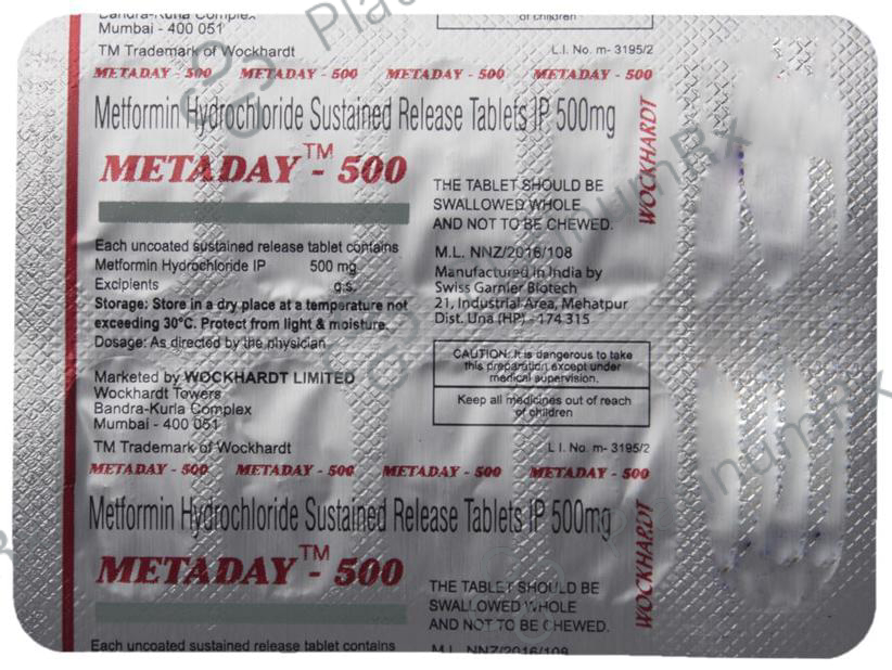 Metaday 500 Tablet SR