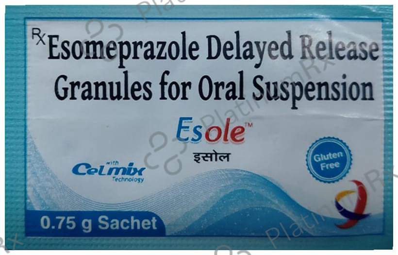 Esole Delayed Release Granules Gluten Free 0.75gm