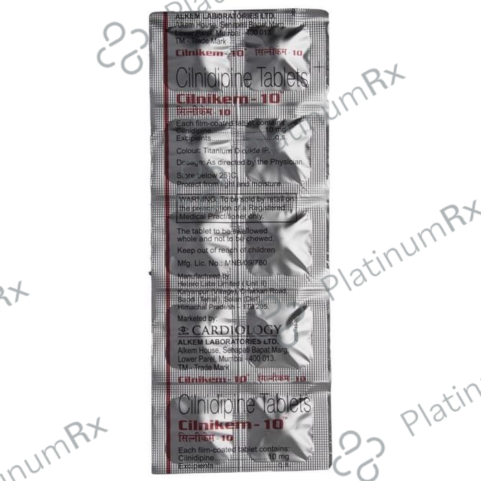 Cilnikem 10mg Tablet 10s