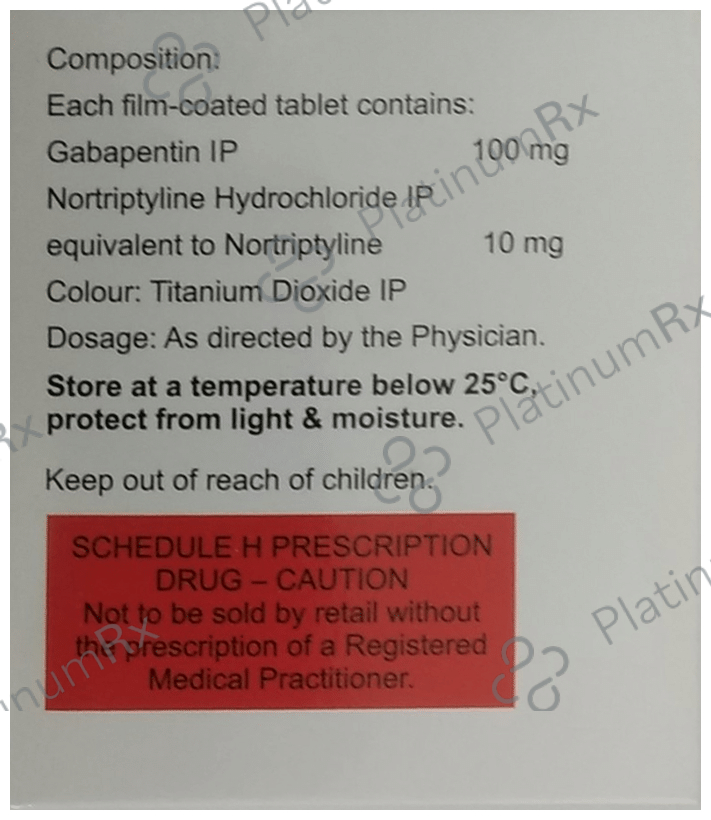 Gabaneuron NT 100/10mg Tablet 15s